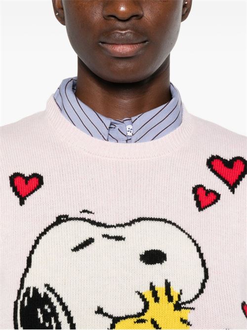 Maglia donna girocollo Snoopy MC2 SAINT BARTH | NEWQUEEN ALPACA04029I